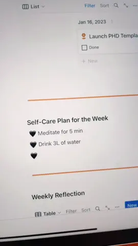 Plan your week using Notion ✨❤️ #notion2023 #secondbrainonnotion #notionminimalista #notionbeginner 