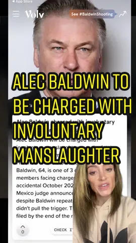 Are you surprised by this?? Thoughts??#alecbaldwin #breakingnews #involuntarymanslaughter #halynahutchins #rustmovie #rustmovieaccident #greenscreen #alecbaldwinrust #stephwithdadeets #celebritybreakingnews 
