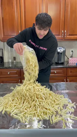 Fries = Smiles 🍟❤️ #wastingfood 