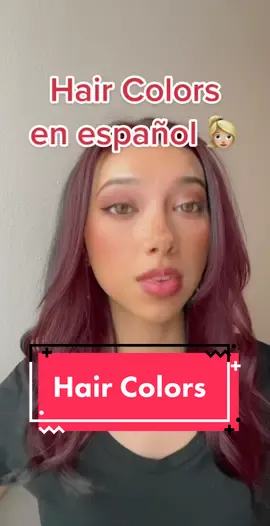 Whats your hair color? Write it in español in the comments! #learnspanish #spanishcolors #spanishhair #greenscreen #spanish 