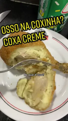 O universo do Estadão Lanches além do Sanduíche de Pernil. Apresento a COXA CREME. Uma coxinha com coxa de frango inteira. Uma delícia. Você provavelmente conhece o Estadão no centro de São Paulo. Agora apresento um novo personagem: Coxa creme. #sãopaulo #centrodesp #coxacreme #comidanamadruga 