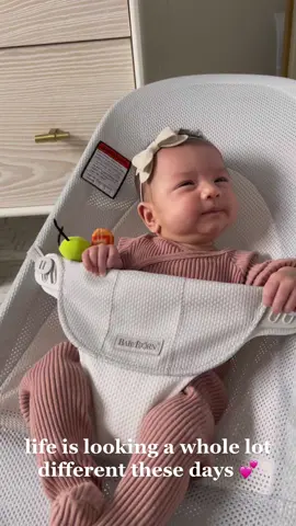 Life is looking a whole lot different these days. So very happy and so very tired. #momtok #firsttimemom #babytok 