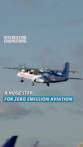 First zero-emission flight with hydrogen-powered was achieved by a regional airliner.