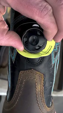 Hear that click? Our Workhog XT BOA® uses a precision-fit system for support and security at work. #ariat #ariatwork #fyp #work #boots #boa 