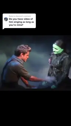 Replying to @vitarenari Aaron Tveit as Fiyero and Kerry Ellis as Elphaba in Wicked on Broadway singing As Long As You’re Mine.  #aarontveit #fiyero #kerryellis #aslongasyouremine #aarontveitsinging #wicked 