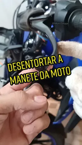 #CapCut Como desentortar a manete da moto #moto #motoshopee #tiktok #fy 