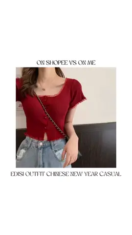 Happy Chinese New Year Everyone! #shopeehaul #fyp #outfitimlek #croptop #loosejeans 