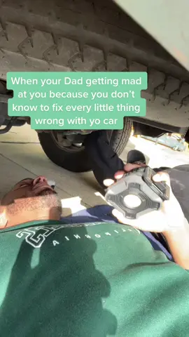 Like sir, I was not raised up to be no mechanic 😂. Just tell me what to do #dadsoftiktok #fatherson #cars #mechanic #jeep #tools #DIY #WeekendVibes #blackfathers #fyp 