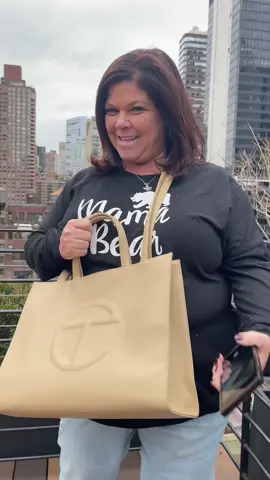 momma showing off her new telfar 👝 #fyp #telfar #purse #newpurse #telfarglobal #telfarbag #telfarshoppingbag #newyork #newyorkcity #nyc  