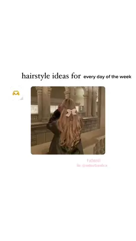 hairstyles for everyday of the week🤍 II ib: @adorbsalxx II #txlenii #GoodDeedsCup #hairstyles #hairstylesforeveryday #week #viral #fyp #makemefamous 
