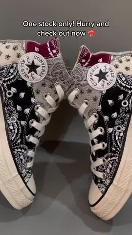 Available in our tiktokshop!! One stock only hurry and check out now ❤️‍🔥 #tiktokbudolphfinds #fyp #tiktokfindsph #paydaysalebudol #converseallstar #tiktokshopphilippines 