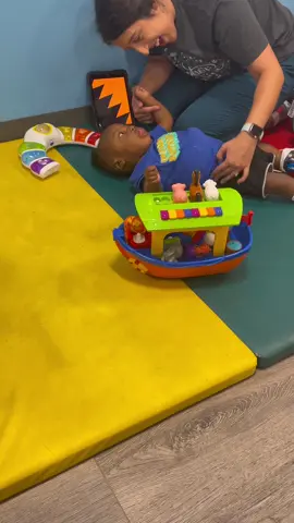 Practicing rolling side to side, reaching and initiating touching iPad. The best  therapy in Keller, Texas is at beelieve therapy.♥️ #hie #physicaltherapy #BlackTikTok #MomsofTikTok #cerebralpalsy #intensivetherapyprogram #rolling #fyp #sahm #boymomlife #specialneeds 