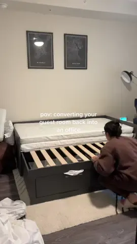 this daybed-turned-king bed is SUCH a lifesaver from @ikea #ikeafind #ikeafinds #ikeafurniture #ikeamusthaves #ikeamusthave #convertiblefurniture #furniture #smallspaceliving #smallspace #smallspacesolutions #apartmentfurniture #thatgirl #aestheticfurniture #cleaning #organizing #pov #innovativefurniture  pov cleaning organizing aesthetic furniture IKEA finds IKEA must haves IKEA furniture convertible furniture innovative furniture