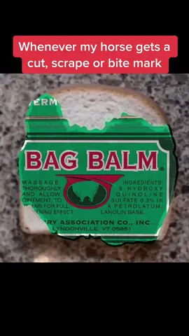 One of the first products I learned about when I got into horses  #CapCut  #trending #fypシ #foryoupage #horsetok #horsegirl #horseriding #quarterhorse #livestock #farmlife #horsestuff #cattle #meme #johnnycash #oldschool #remedies #woundcare 