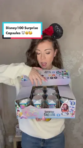 Ad Celebrate 100 Years of Disney, with the Disney Surprise Capsules 🤩 I hope we find a mystery one 🤞🏻Link in bio to shop🛍️ #disney #disney100 #yumetoys #unboxing #surprisetoys #disneyuk #toyunboxing #disney100surprisecapsules  