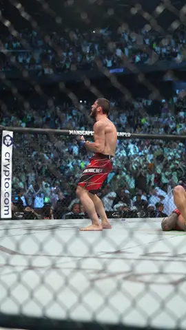 A moment a lifetime in the making for #IslamMakhachev and #Khabib 👑