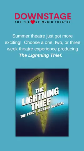 So excited for what’s coming this summer! Registration is open! #downstagedelco #musicaltheatre #theatrekid #thelightningthief #thelightningthiefmusical 