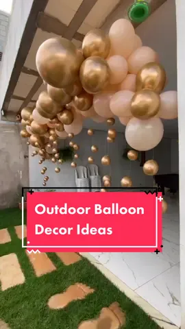 Outdoor party decoration ideas with balloons by @criativofestas #diylover #diypartymom #MomsofTikTok #DIY #balloon #partydecor #partydecorationideas #partyinspiration #partyinspo #balloontutorials 