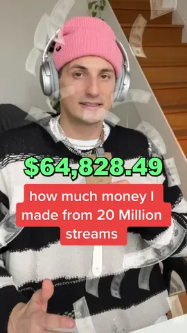 How Much Money I Made From 20,000,000 Spotify Streams 💰 (more on YT) 