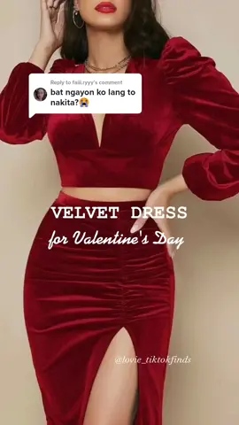 Replying to @faiii.ryyy pwede rin po pang Valentine's Day :)) #velvetdress #velvetdresses #redvelvetdress #valentinedress #reddress #himationapparel #sexydress #outfitideas #outfitinspo #outfitinspiration #lovietiktokfinds #fashiontiktok #pinterest #pinterestoutfit 