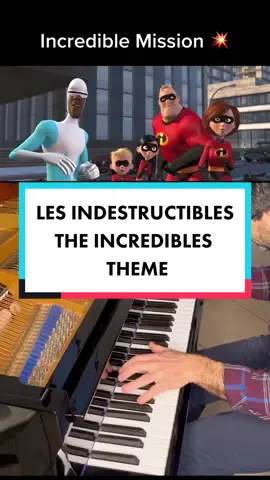 “Incredits” Les Indestructibles (Michael Giacchino) - The Incredibles Theme #disney #pixar #incredible #theincredibles #michaelgiacchino #piano #pianocover #music #musician #pianist #foryou #pourtoi #fyp #fypシ #pianotiktok #pianochallenge 