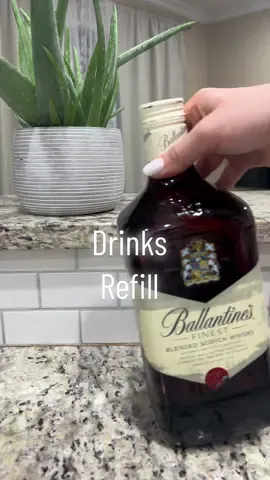 Refilling bottles for my cocktail machine✨ #asmr#asmrsounds#refill#satisfying#aesthetic#organize 