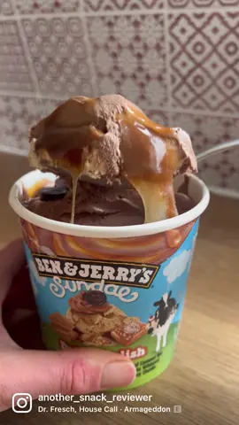 NEW Dulce De-lish Sundae from @Ben & Jerry’s UK  All the caramelly goodness! Full review on Instagram! #fyp #cold #sundae #caramel #icecream #benandjerrys #eat #food #wow 