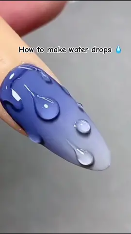 How to make water drops💧#nails  #naildesigns #nailartgigi #fyp #fypシ #nailtech #nailsalon #nailsarts #waternailart #drop #dropnails #nailtok 