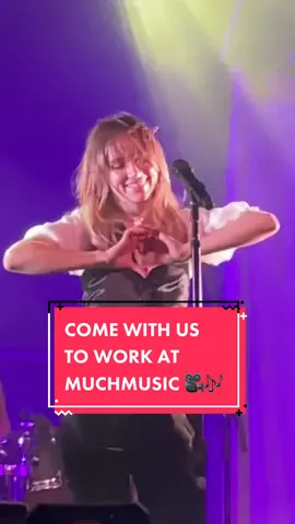 Just another day at the office 😁🎥🎶 #muchmusic #muchmusicvj #dayinthelife #Vlog #kardinaloffishall #sukiwaterhouse 