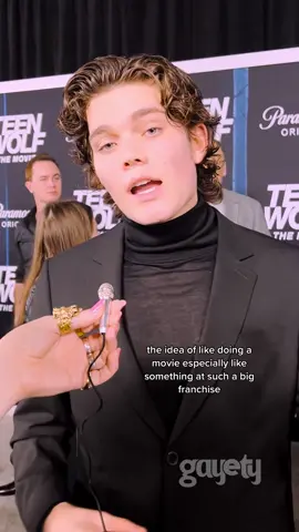 Meet the newest wolf joining the @mtvteenwolf pack, Eli Hale (Vince Mattis). We caught up with Vince at the premiere about how he felt about joining such a beloved franchise.  “Going into something, the idea of doing a movie, especially something that's such a big franchise, is always scarier than it really is. There's moments that are pretty scary… But I feel good. I feel like I'm in there, cemented. It feels nice.” See more of Eli when “Teen Wolf: The Movie” premieres on @paramountplus on Jan 26.  #t#teenwolfc#celebrityinterviewspride