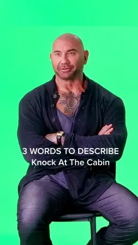 #KnockAtTheCabin in 3 words 