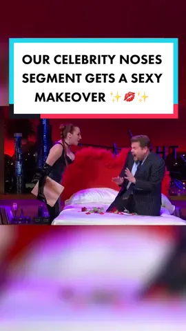 Our Celebrity Noses segment gets a sexy makeover ✨💋✨#latelateshow #jamescorden 