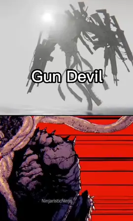 Gun devil vs Pochita (True form) #pochita #gundevilchainsawman #chainsawman 