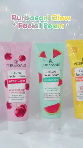 NEW PRODUCT ALERT! Kenalin nih Purbasari Glow Facial Foam🤩 dari tampilannya aja udah terlihat fresh banget kan Mates, yakin gamau punya produk ini?🥰 #facialfoam #freshskin #purbasarifacialfoam #sebumremoval 