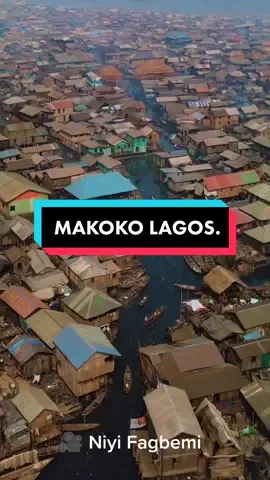 Makoko is an informal settlement across the 3rd Mainland Bridge located on the coast of mainland Lagos. A third of the community is built on stilts along the lagoon and the rest is on the land. The waterfront part of the community is largely harboured by the Egun people who migrated from Badagary and Republic of Benin and whose main occupation is fishing.     #tourlagos #tournaija #Nigeriatour #lagostourism #tourismnigeria #nigeriatourism #nigeriatourismlover #nigeriatourismawards 
