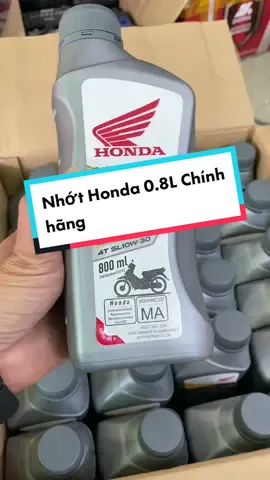 Dầu Honda 0.8L Chính Hãng Honda. #phutungxemay #ptxmhonda #phutungxemaysieutocdo 