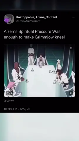 #CapCut #anime #animeedit #bleach #aizen #grimmjow #fyp #fypシ #viral #foryou 