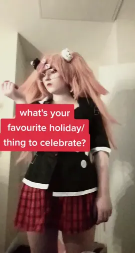 hiii!!!!#sleepyychiak1 #cosplayyyy #fyp #cosplayer #cosplay #drcosplay #dr #danganronpacosplay #danganronpacosplay #danganronpa #junko #junkoenoshima #junkocosplay #junkoenoshimacosplay #enoshimajunko #junkoooooooo 