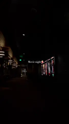 Movie night 🎥 🍿 didn’t stay for the whole movie it was 👎🏾 #minivlog #blackgirltiktok #capcut #datenight #houseparty #movie 