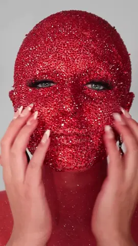 ASMR REMOVAL💎😳 this was PAINFUL😭 #fyp #makeupremoval ##rhinestonemakeup##makeup