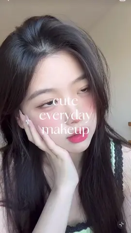 Cute everyday makeup ꒰ᐢ⸝⸝⸝⸝ᐢ꒱ ♡ D: 952180583 #fyp #foryou #makeup #makeuptutorial #everydaymakeup #cute #douyin #小红书 #viral 