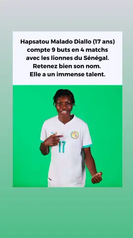 Elle enchaine les buts avec les lionnes du Sénégal. #football #pourtoi #fyp #fypシ @Ballon Rond 