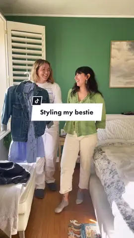 Styling my besties like it’s my full time job 🫡 #styletips #styledbyme #thriftfinds #OOTD 