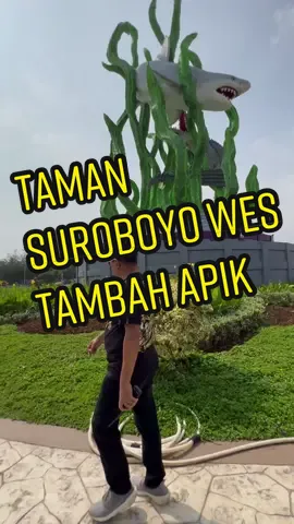 Ayo sopo seng gorong tau mrene? Ndang budal ngkok bengi Rek! Ojok lali ngejak ayang yo #surabaya #taman #fyp #fypシ 