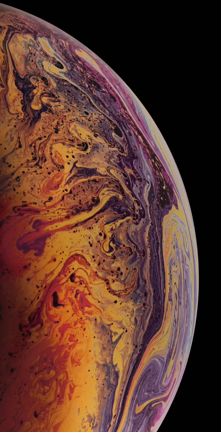 This is the IPhone XS and XS Max wallpaper there is Gold, Silver, And Space Gray