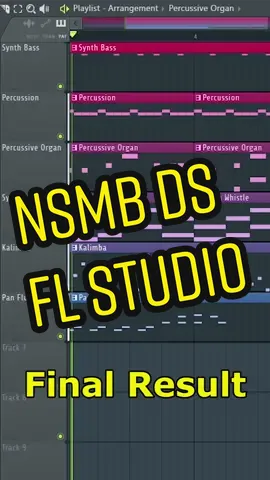 New Super Mario Bros. DS Title music in FL STUDIO 😨 #flstudio #mario #nds #nintendo #music #prod #soundfont #retro #nostalgia 