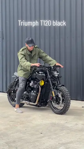 #triumph #ampsutee #triumphthailand #triumpht120black #triumpht120 