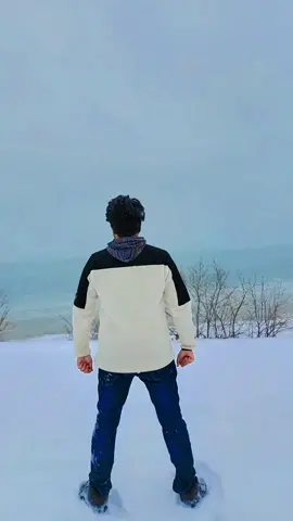 finally in snow with this iconic song...#hindisong #dance #tiktoknepal 