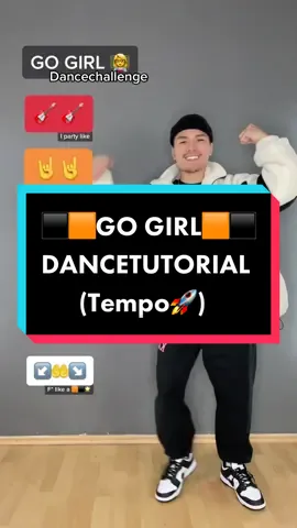 GO GIRL👩‍🏫Dancetutorial‼️ #gogirl #pitpull #trina #youngbo #rockstar #moviestar #allstar ##dancetutorialpartylikearockstar #fypシ 