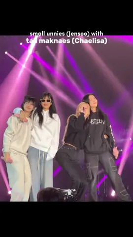 Cute height differences between unnies and maknaes #blackpink #jisoo #jennie #rosé #lisa #jenchulichaeng #lisoo #chaennie #jenlisa #chaesoo #bornpinkworldtour #kpop #foryou #fyp 